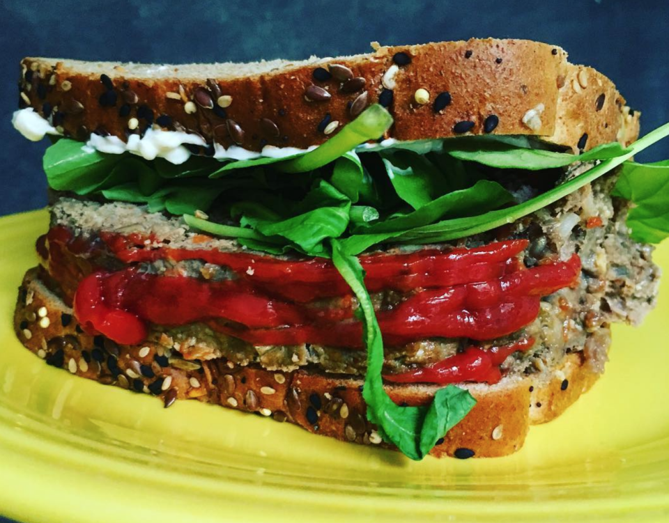 Cold Meatloaf Sandwich