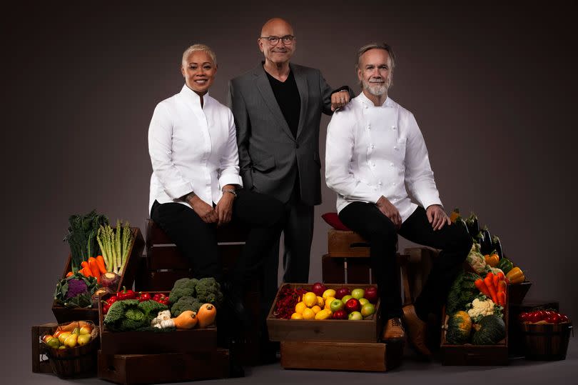 Marcus Wareing, Gregg Wallace, Monica Galetti