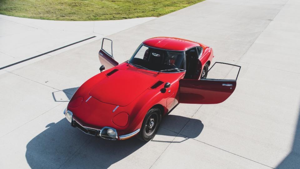 1967 Toyota 2000GT in Solar Red