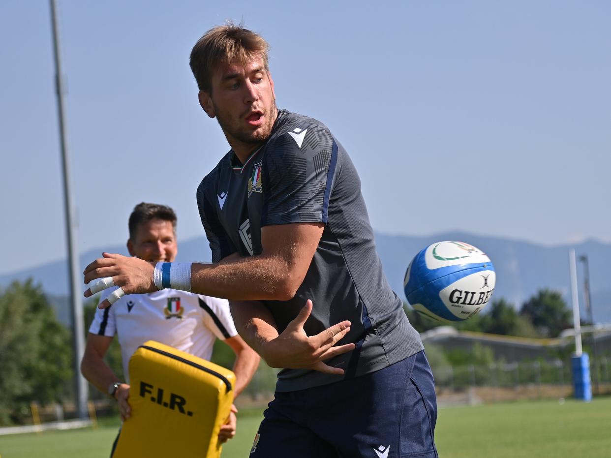 Skillful second row Federico Ruzza is a key figure for Italy (Getty Images)