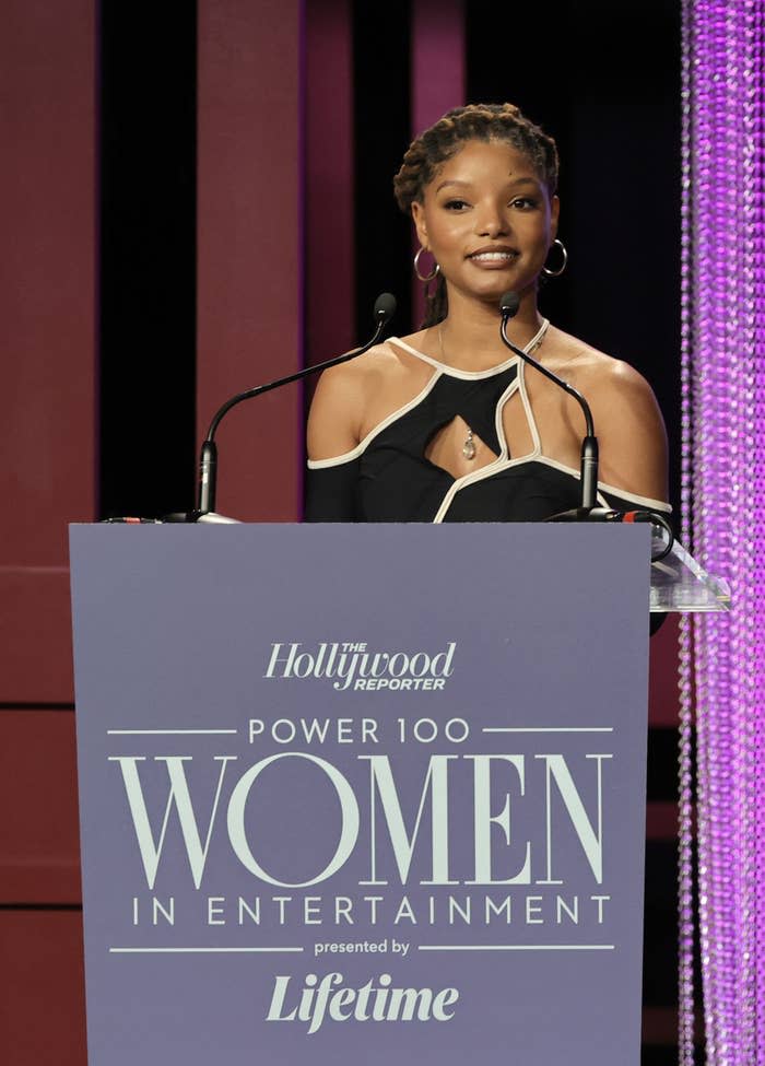 Halle Bailey onstage