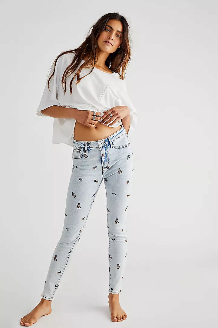 Driftwood High-Rise Jackie Jeans. Image via Free People.