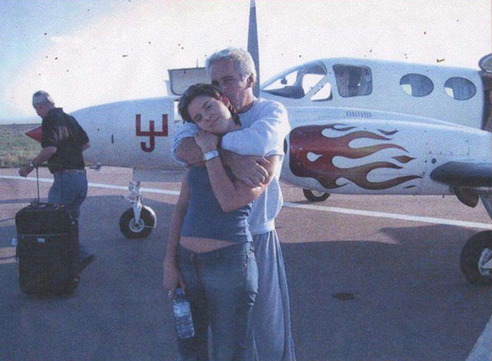 Epstein and his former personal assistant Sarah Kellen (US Department of Justice)