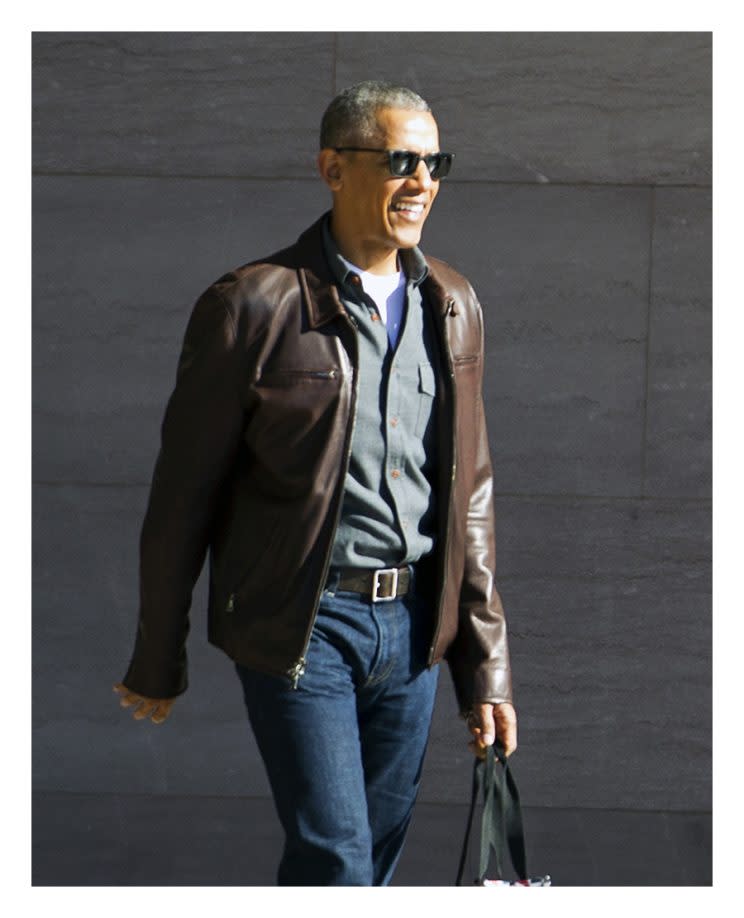 Former President Barack Obama leaves the National Gallery of Art in Washington, Sunday, March 5, 2017. (Photo: AP Photo/Jose Luis Magana)