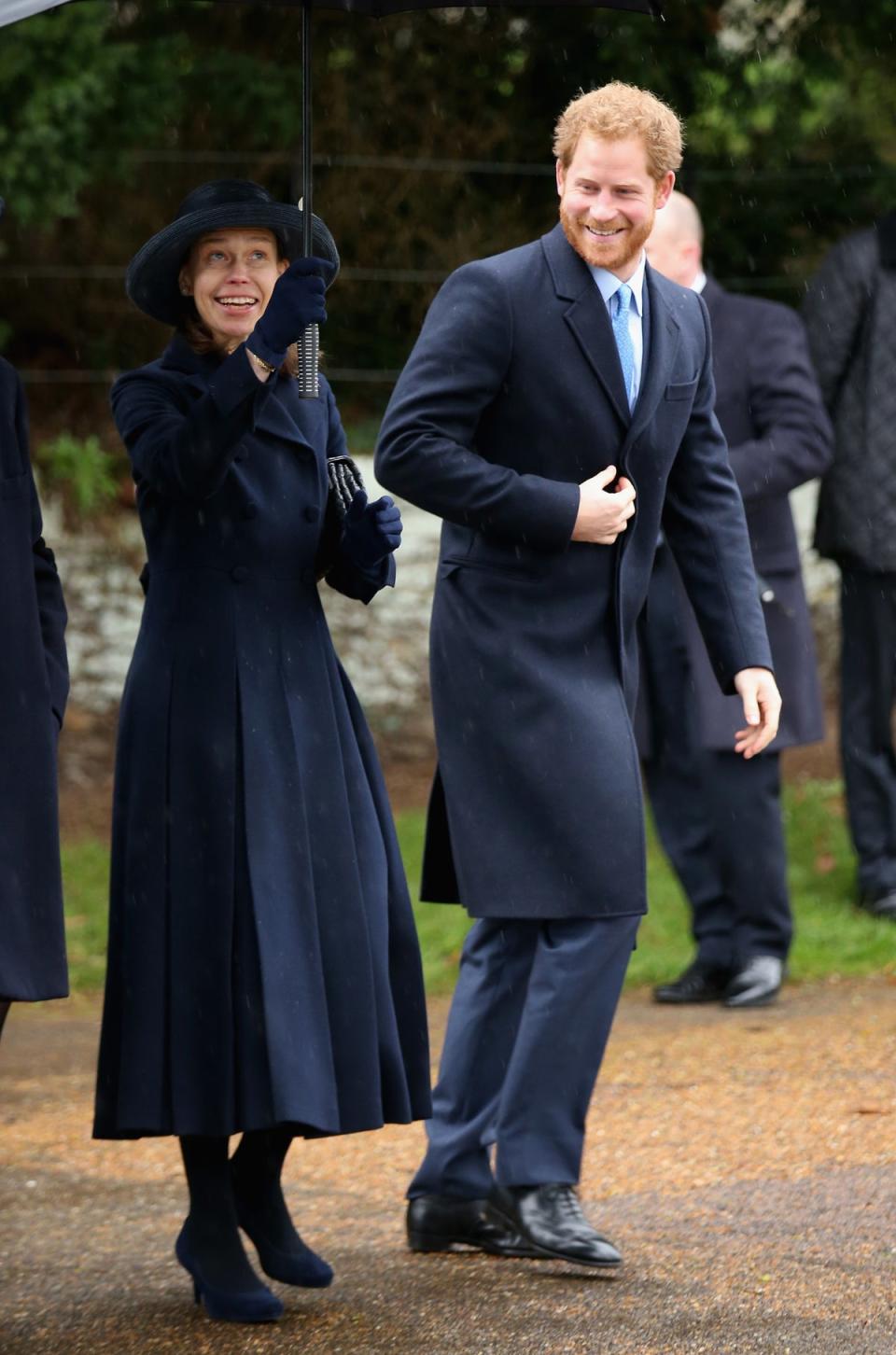 Lady Sarah Chatto and Prince Harry in 2015 (Getty Images)