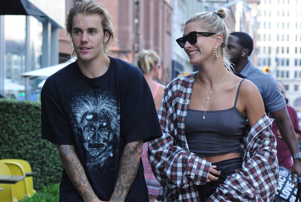 Justin Bieber and Hailey Baldwin are a pretty public couple, but Bieber took things up a notch on Instagram this week with a comment that's a little NSFW.