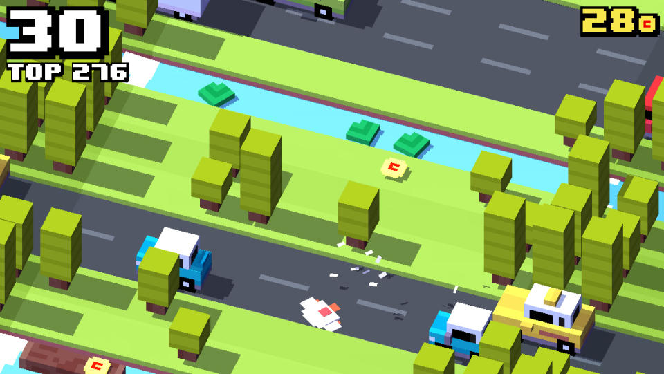 Crossy Road is endless Frogger.