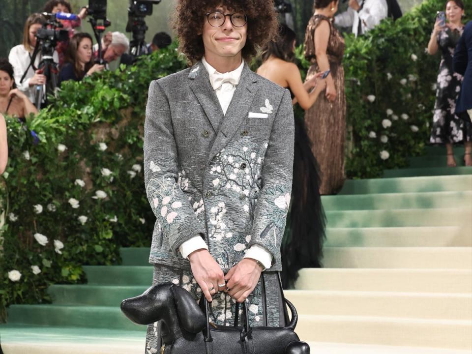 Reece Feldman attends The 2024 Met Gala Celebrating “Sleeping Beauties: Reawakening Fashion” at The Metropolitan Museum of Art on 6 May 2024 in New York City. (Getty Images)