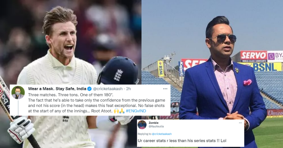 Aakash Chopra Takes Down A Fan On Twitter