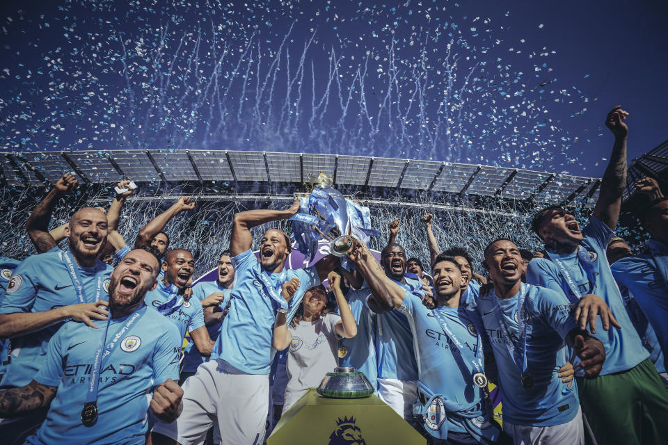 Manchester City cantered to the Premier League title in 2017/18