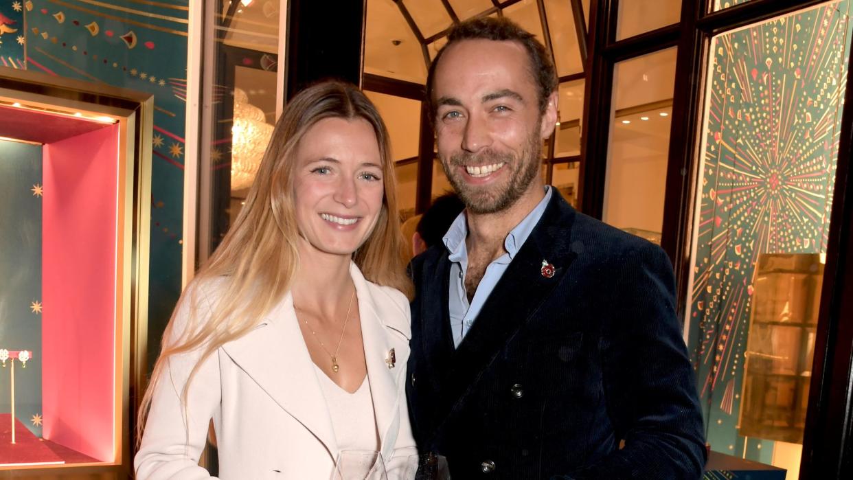 Alizee Middleton and James Middleton at Christmas event in 2021