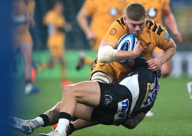 Wasps’ Jack Willis, top, is hoping to make his Test debut in Rome