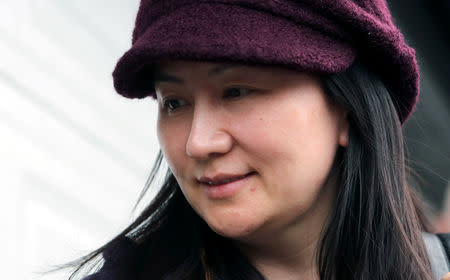 FILE PHOTO: Huawei Technologies Co Chief Financial Officer Meng Wanzhou arrives back at home after her court appearance in Vancouver, British Columbia, Canada, March 6, 2019. REUTERS/Ben Nelms/File Photo