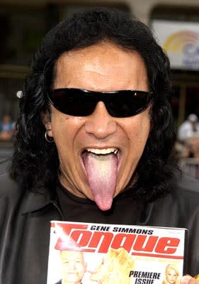 Gene Simmons at the Hollywood premiere of Scooby Doo