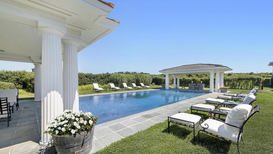 One of the gorgeous pools located within the compound - Credit: Chloe Gifkins