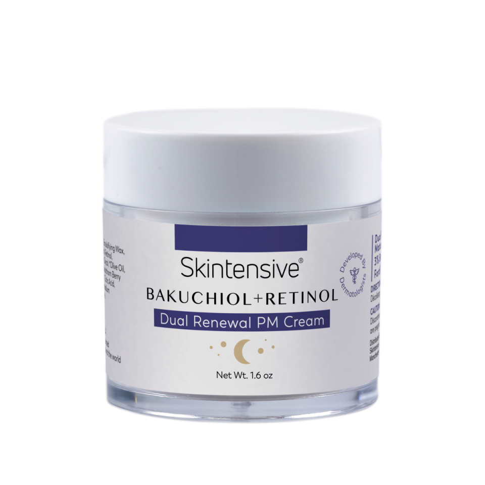 1) Bakuchiol + Retinol Dual Renewal PM Cream