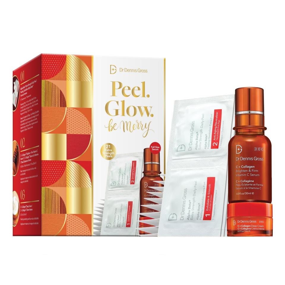 This <a href="https://fave.co/2ScgUNk" target="_blank" rel="noopener noreferrer">Dr. Dennis Gross beauty gift</a> set includes the brand's iconic Alpha Beta Extra Strength Daily Peel plus a full-size C + Collagen Brighten &amp; Firm Vitamin C Serum and a mini size of the C + Collagen Deep Cream Moisturizer. It's a facial in a box for the skin care enthusiast in your life. Find it for $96 at <a href="https://fave.co/2ScgUNk" target="_blank" rel="noopener noreferrer">Sephora</a>.