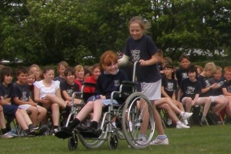Charlotte Grant was just 10 when she was told she'd never walk again after she lost all feeling to her following a freak accident at a children's play area.