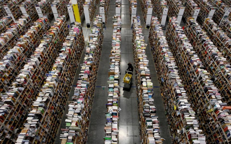 An Amazon distribution centre - Credit: Ralph D. Freso/Reuters