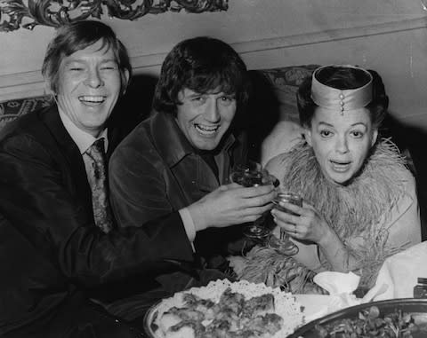 Judy Garland, Mickey Dean and Johnnie Ray (left) - Credit: GETTY