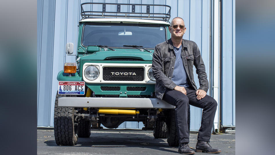 Tom Hanks將拍賣他車齡41年Land Cruiser FJ40。（圖片來源/ bonhams）