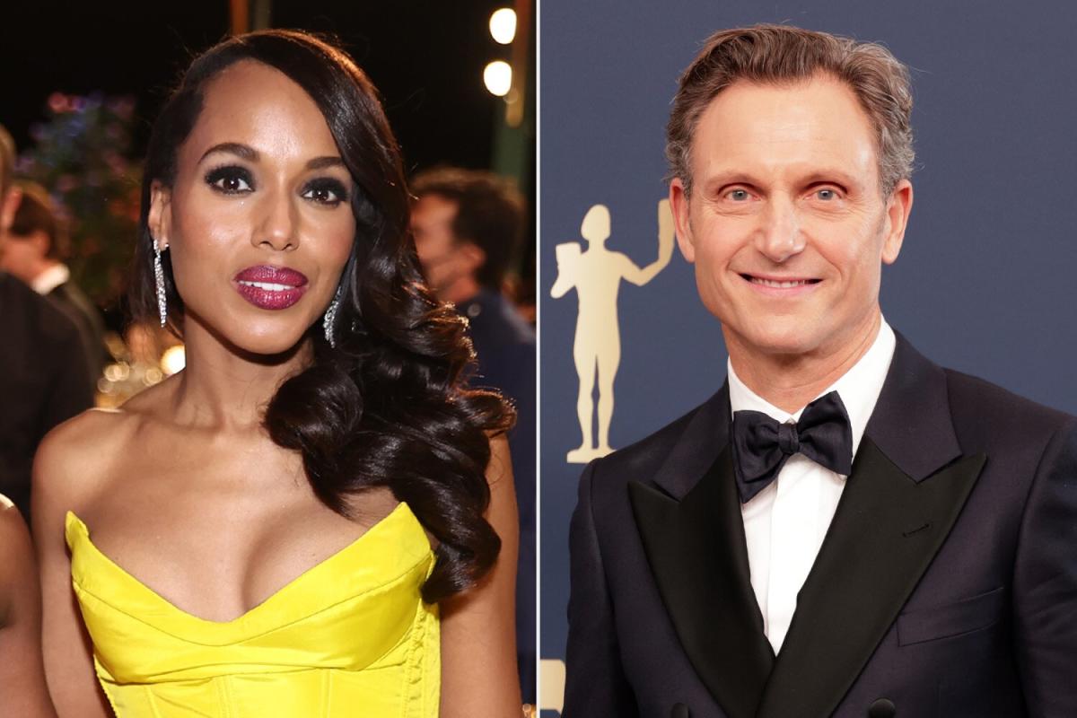 Kerry Washington and Tony Goldwyn Share a Scandal Reunion at the 2022 SAG Awards 'It's Handled'