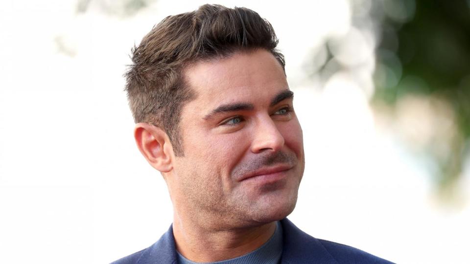 PHOTO: Zac Efron attends his Hollywood Walk of Fame Star Ceremony on Dec. 11, 2023 in Hollywood, Calif. (Leon Bennett/Getty Images)