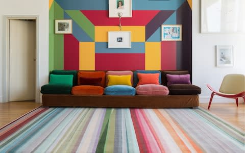 A Paul Smith rug with The Rug Company