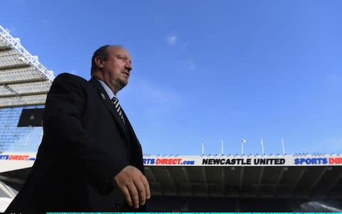 Rafa Benitez's future also remains undecided - Credit: GETTY IMAGES