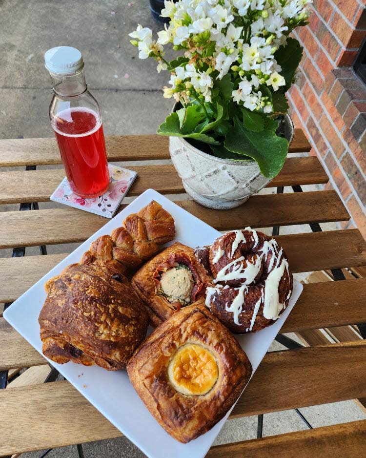 Just a few of the many breads and pastries created by Wild Cultures Sourdough Bakery.