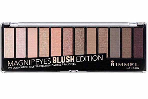 Rimmel Magnif'eyes 12 Pan Eyeshadow Palette, Blushed Edition, 14g