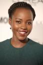 <p>Keeping it classic with a double halo braid is hair chameleon Lupita Nyong'o.</p>
