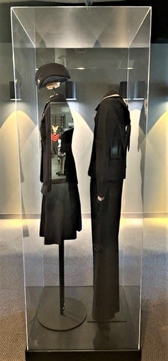 Uniforms of the late Lavern and Estelle Leinen are part of a new exhibit on display at the Sullivan Brothers Iowa Veterans Museum in Waterloo.