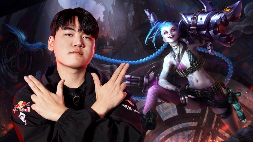Gumayusi immediately said that he wanted Jinx to have the Championship skin. (Photo: Riot Games)