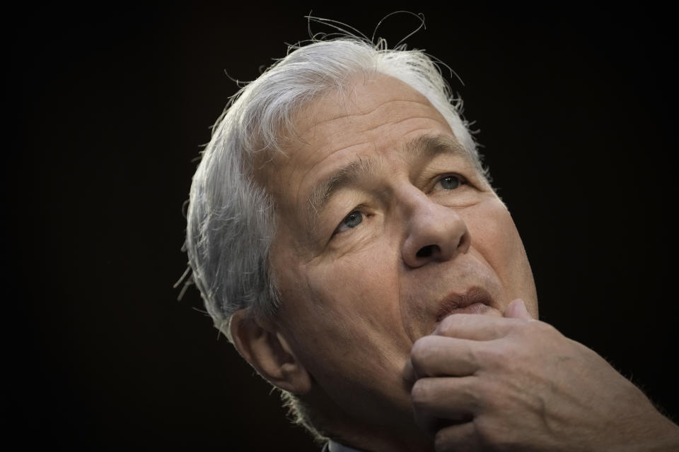 WASHINGTON, DC - SEPTEMBER 22: JPMorgan Chase & Co CEO Jamie Dimon testifies during a Senate Banking, Housing, and Urban Affairs Committee hearing on Capitol Hill September 22, 2022 in Washington, DC. The committee held the hearing for annual oversight of the nation's largest banks. (Photo by Drew Angerer/Getty Images)