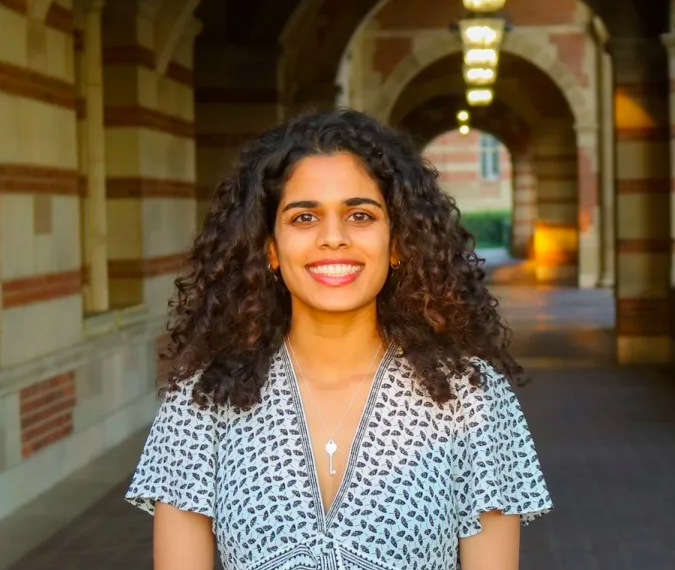 Suicide prevention advocate Meera Varma on the UCLA campus. (Meera Varma)