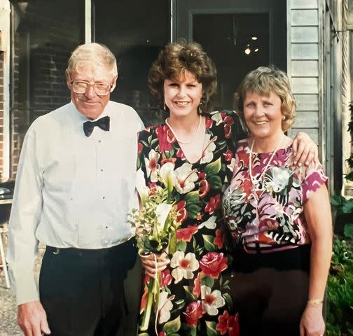<p>Courtesy Diane Bazella</p> Adoptive parents Walter and Ila Peterson (with her) were loving and open about her adoption. “I’ve been on this mission since I was 5,” Bazella says.