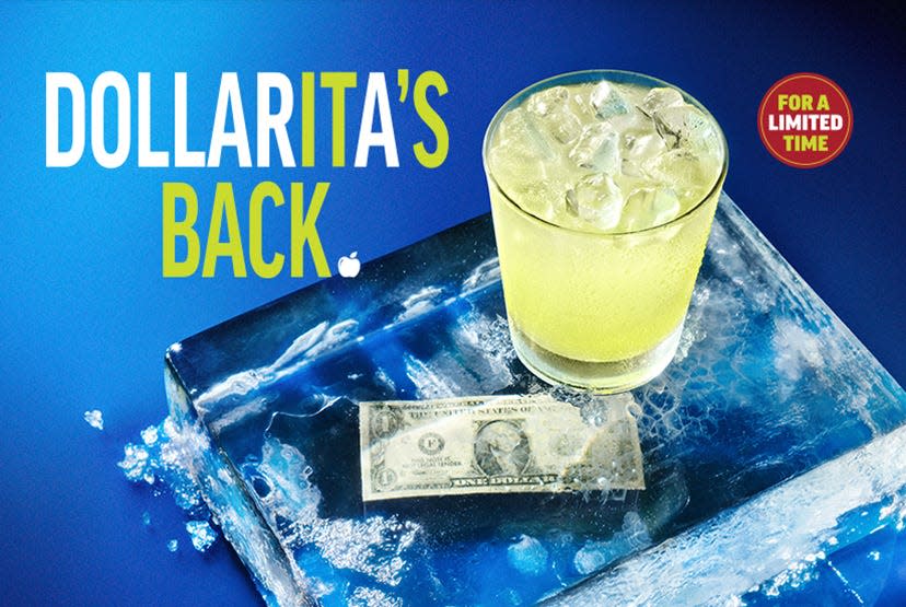 Applebee's Dollaritas return 1 margarita drinks back for limited time