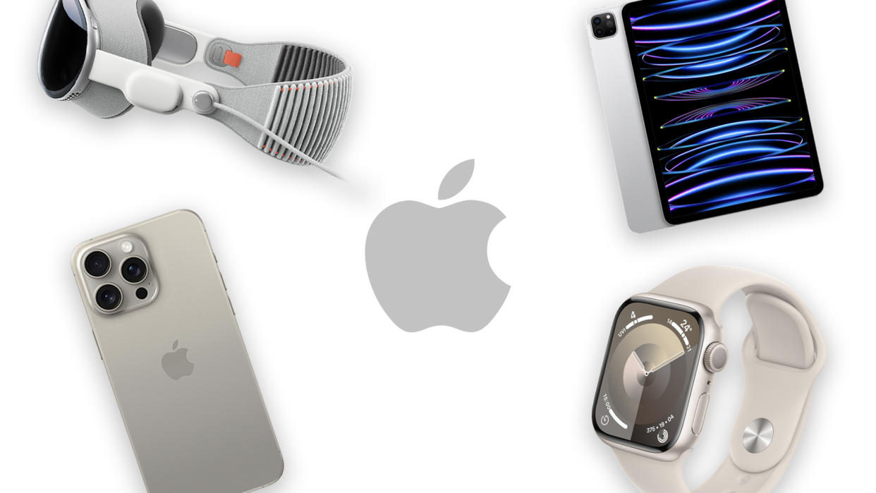  Various Apple products. 