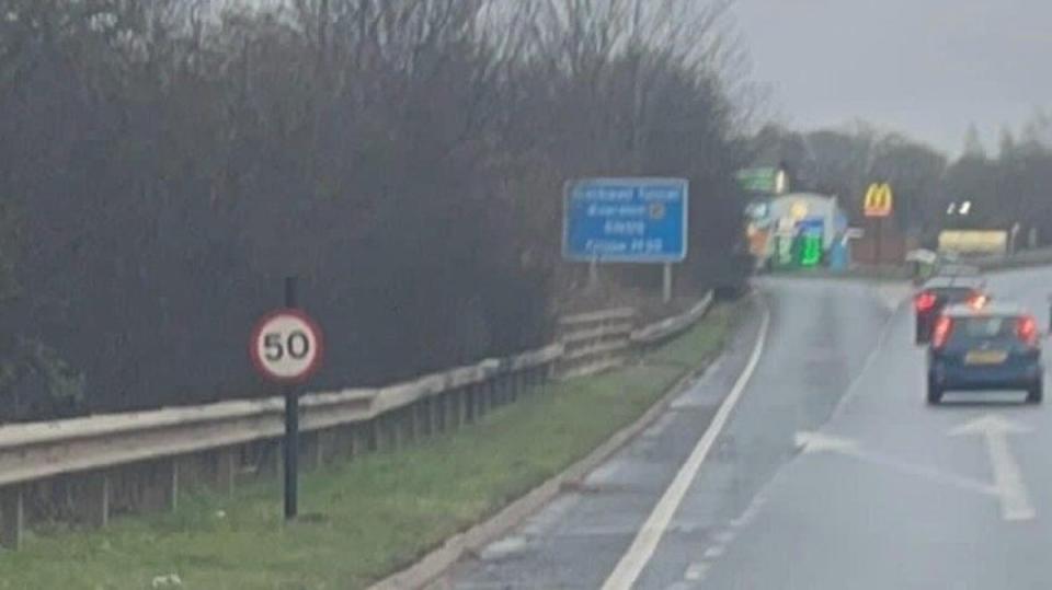 Fake sign was place on the A20 near Sidcup (Change.org)