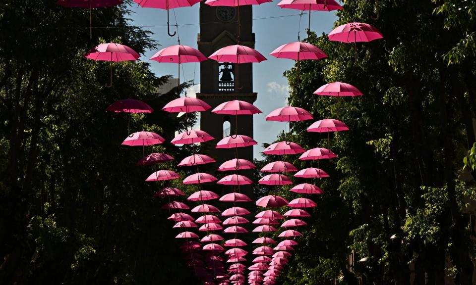 <span>Andrea Piccolo took part in this year’s Giro d’Italia, but crashed out on the 19th stage.</span><span>Photograph: Luca Zennaro/EPA</span>