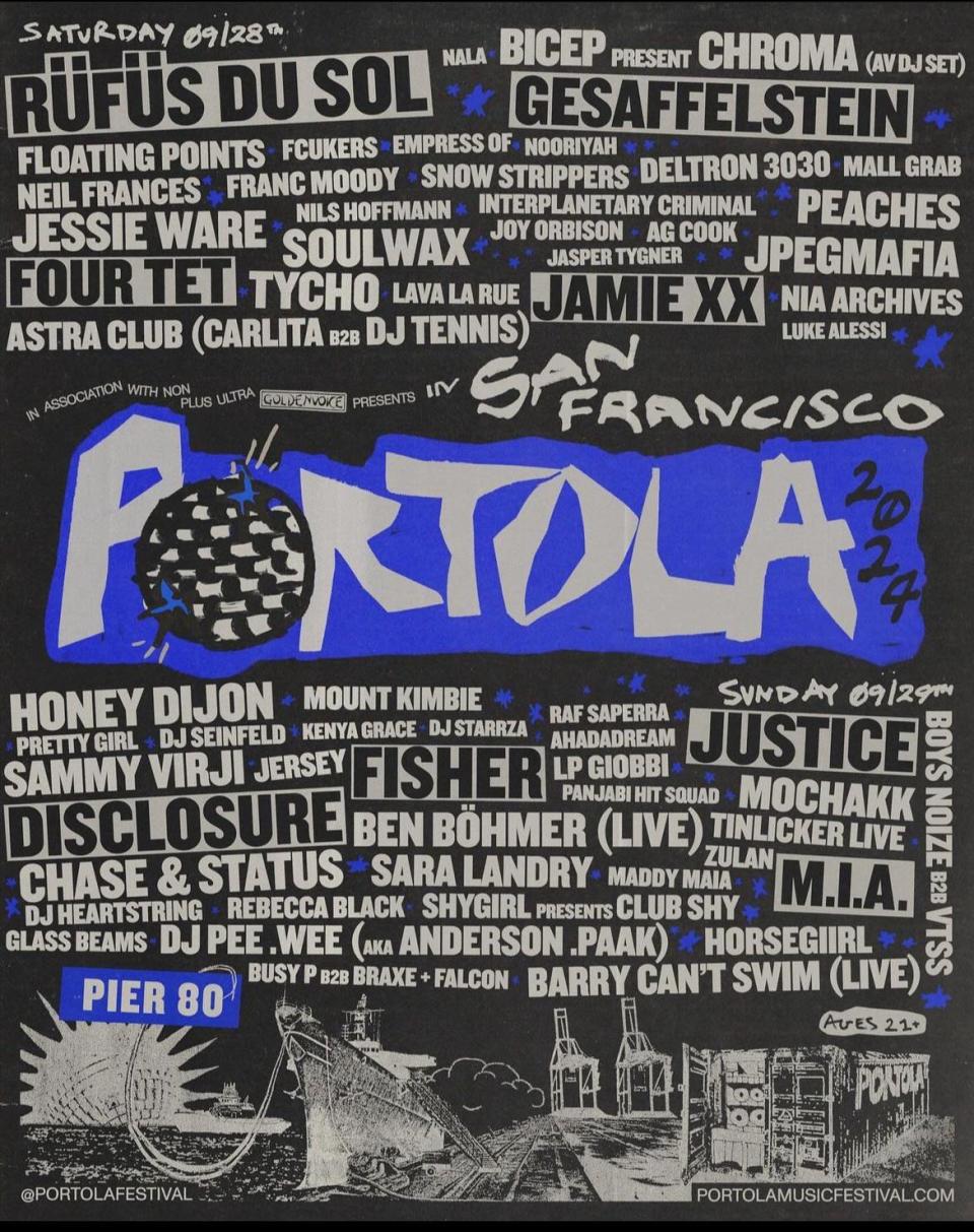 Portola Music Festival 2024 lineup