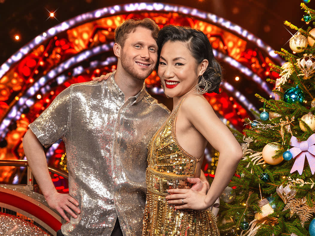 Jamie Borthwick and Nancy Xu on the 2023 Strictly Come Dancing Christmas special