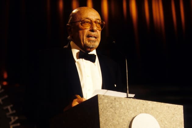 Ahmet Ertegun - File Photos - Credit: Kevin Mazur/WireImage