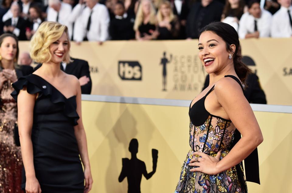 Yael Grobglas and Gina Rodriguez