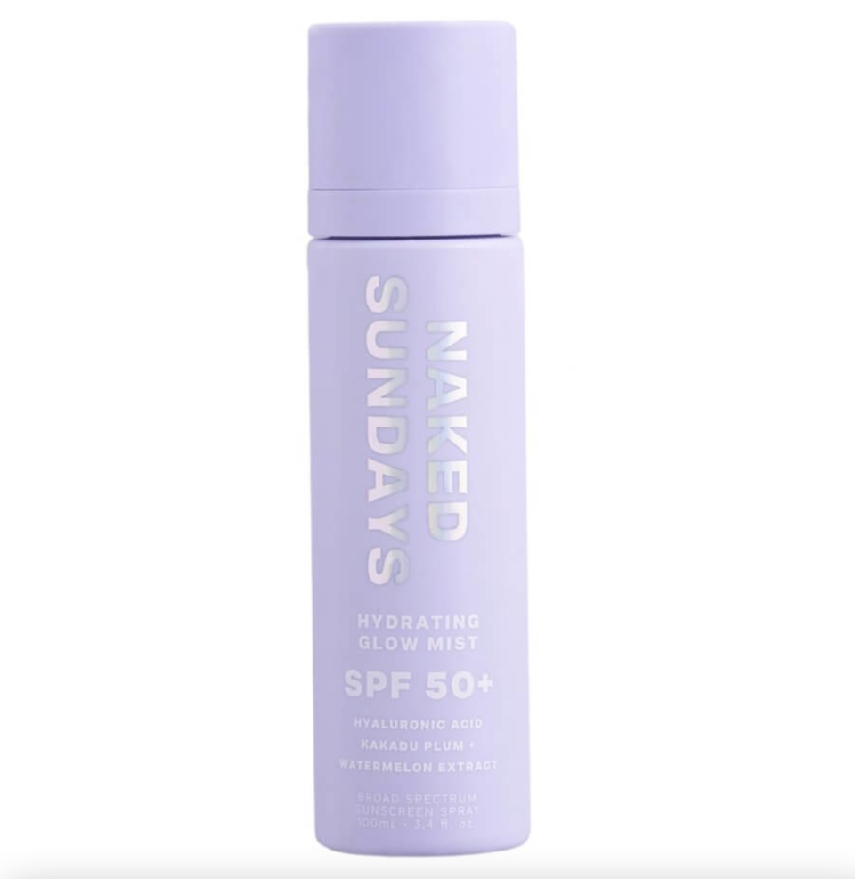 <p><a href="https://go.redirectingat.com?id=74968X1596630&url=https%3A%2F%2Fwww.urbanoutfitters.com%2Fshop%2Fnaked-sundays-spf-50-hydrating-glow-mist&sref=https%3A%2F%2Fwww.seventeen.com%2Fbeauty%2Fmakeup-skincare%2Fg39124539%2Fbest-drugstore-sunscreens%2F" rel="nofollow noopener" target="_blank" data-ylk="slk:Shop Now;elm:context_link;itc:0;sec:content-canvas" class="link ">Shop Now</a></p><p>Hydrating Glow Mist SPF 50+</p><p>$30.00</p>