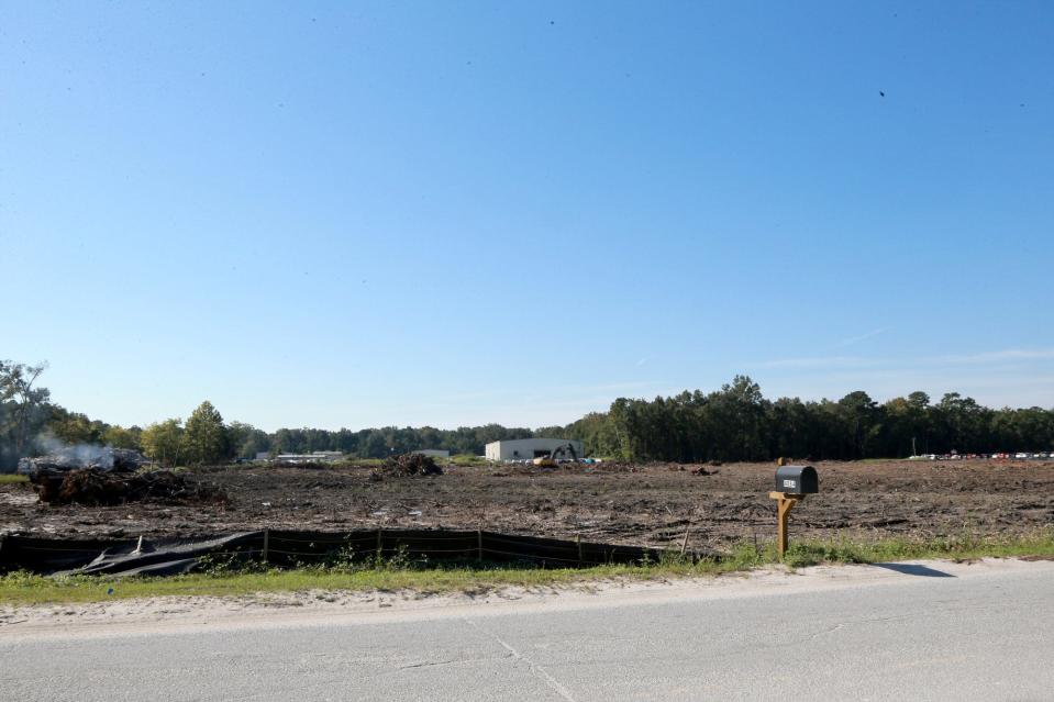 This property, which was being cleared on Old Louisville Road in Garden City, contains two residential lots that were going to be rezoned as commercial in this picture from 2021.