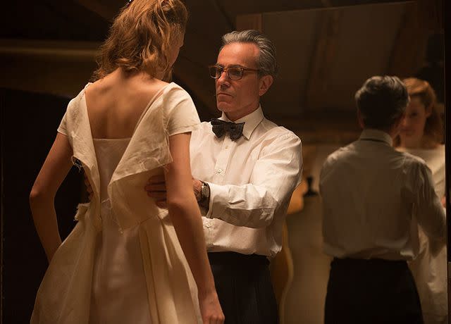 Annapurna Pictures/Kobal/Shutterstock Vicky Krieps and Daniel Day-Lewis in 'Phantom Thread,' 2017