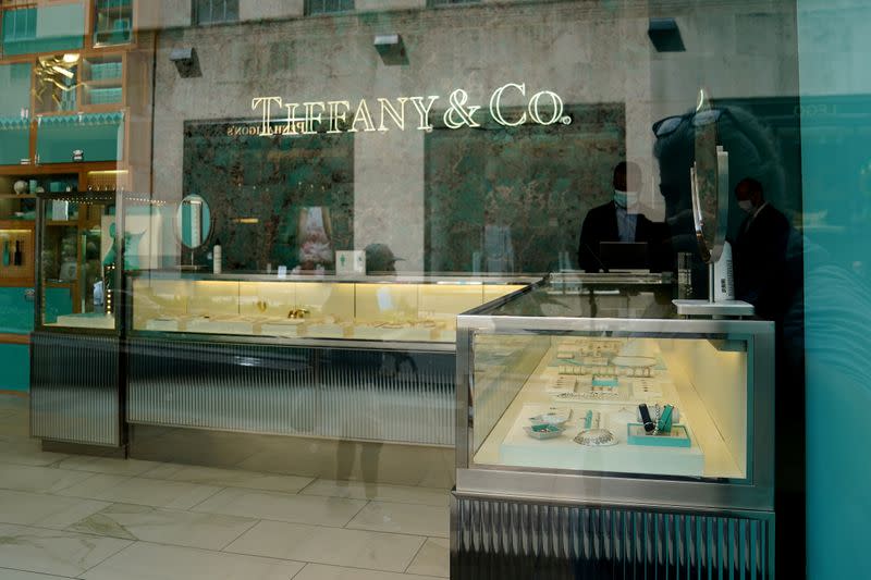 FILE PHOTO: A Tiffany & Co store is pictured in the Manhattan borough of New York City