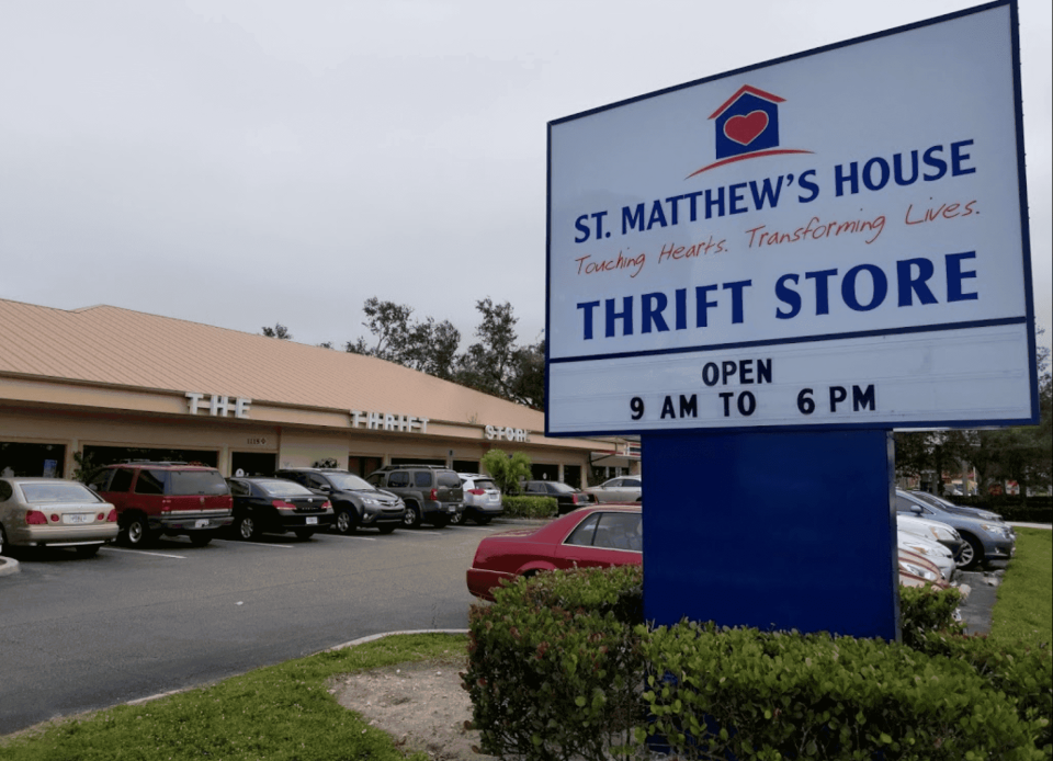 Photo of the original St. Matthew's House thrift store in Naples